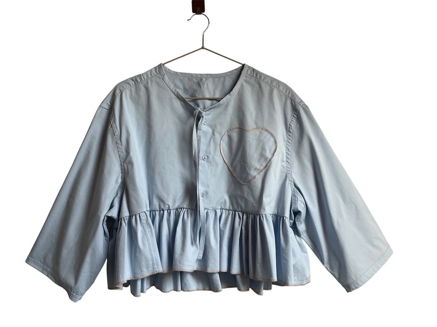 Volánkový crop top